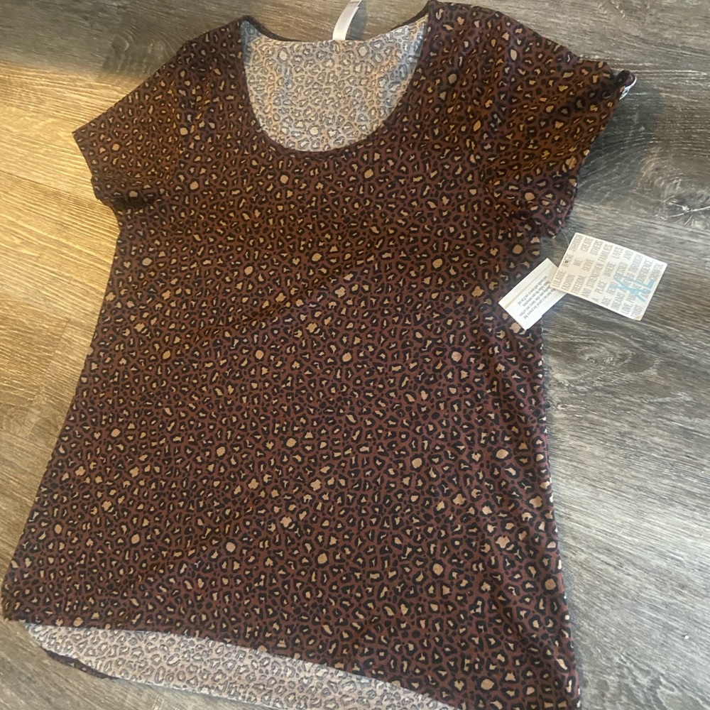 Lularoe classic t xl new with tag animal print